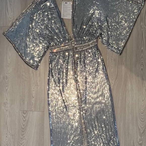 PACO RABANNE Crystal-Embellished Chainmail Dress - Picture 6 of 8